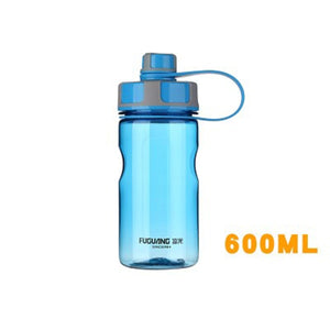 Sports Plastic Water Bottle 1000ml Shaker