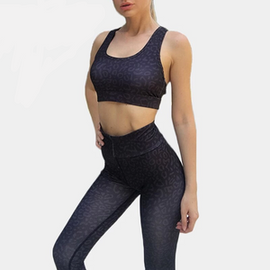 Women Gym Bra + Yoga Leggings Fitness Clothes